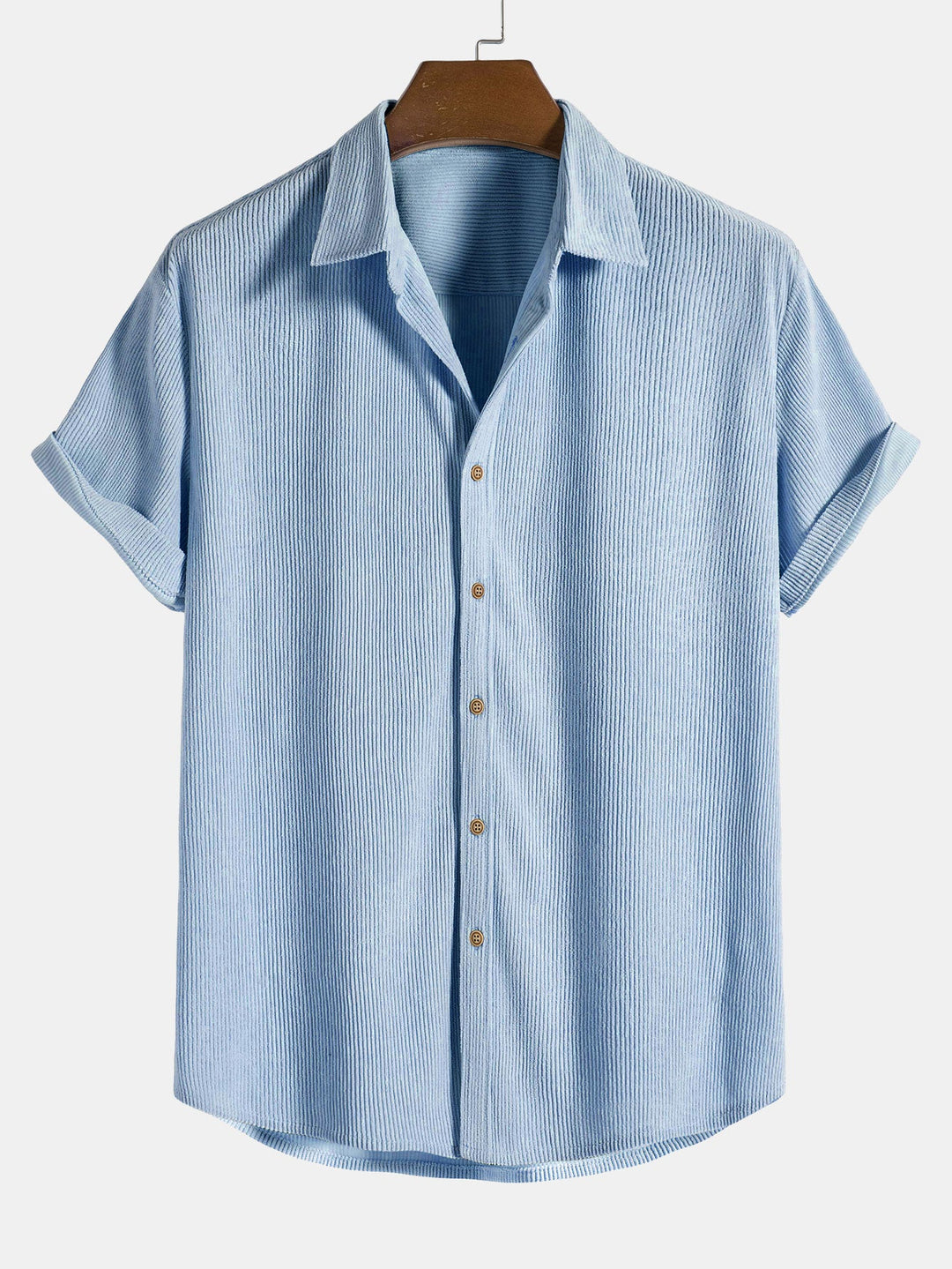 Gunther™ | Baumwoll-Knopf-Shirt mit kurzen Ärmeln