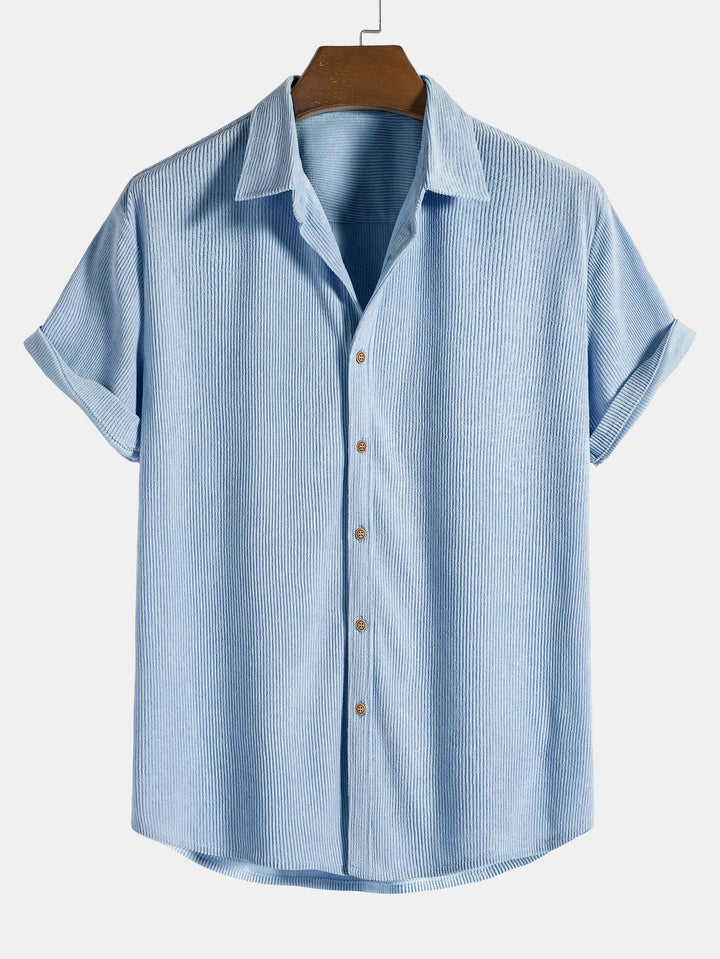 Gunther™ | Baumwoll-Knopf-Shirt mit kurzen Ärmeln