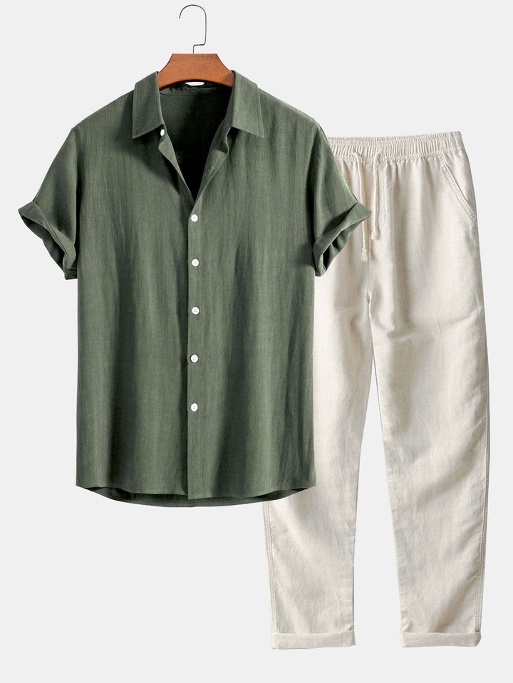 Günter - Rayon Mix Buttons Shirt