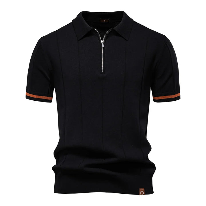 Adelhart™ | Herren-Poloshirt mit Reissverschluss