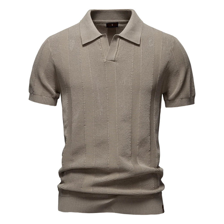 Balthasar™ | Stilvolles gestreiftes Polo