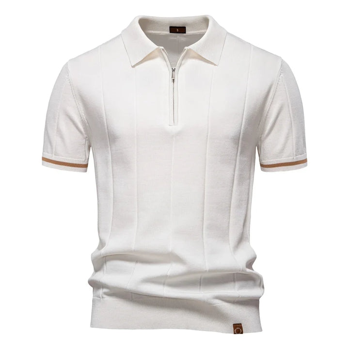 Adelhart™ | Herren-Poloshirt mit Reissverschluss