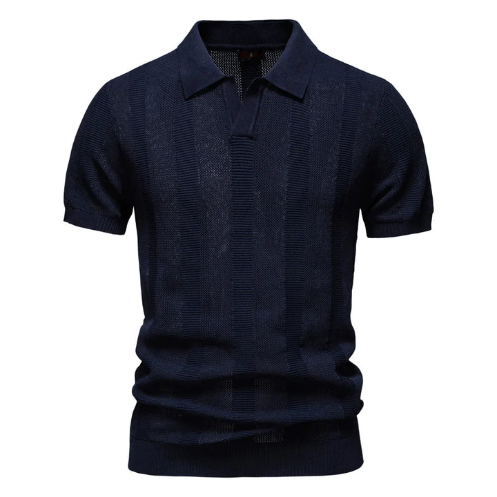 Balthasar™ | Stilvolles gestreiftes Polo