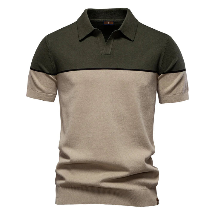 Clemens™ | Polo mit V-Ausschnitt