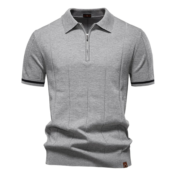 Adelhart™ | Herren-Poloshirt mit Reissverschluss