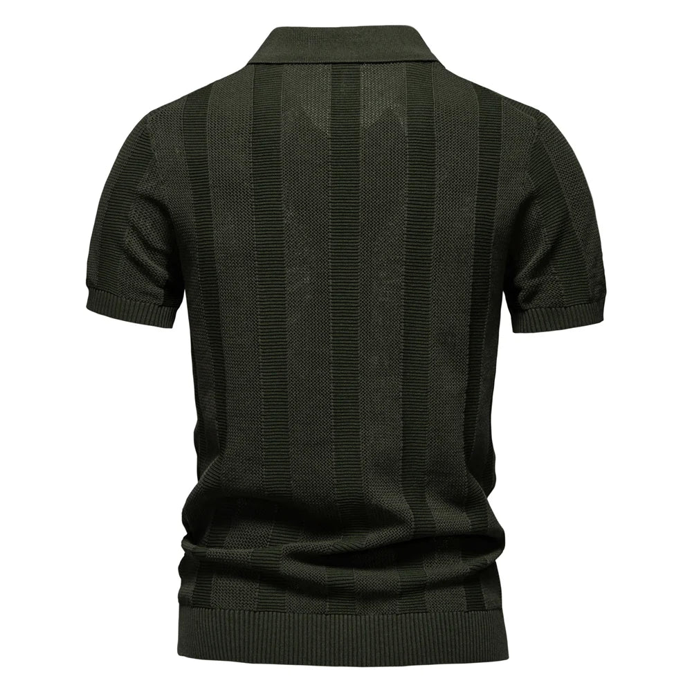 Balthasar™ | Stilvolles gestreiftes Polo