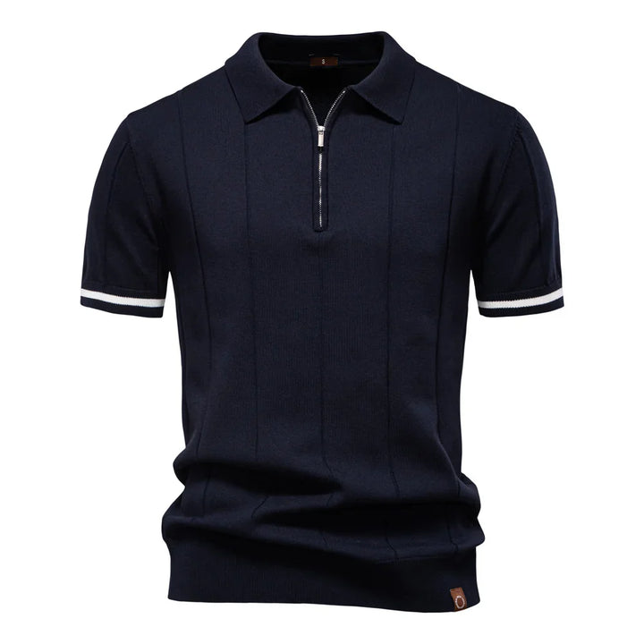 Adelhart™ | Herren-Poloshirt mit Reissverschluss