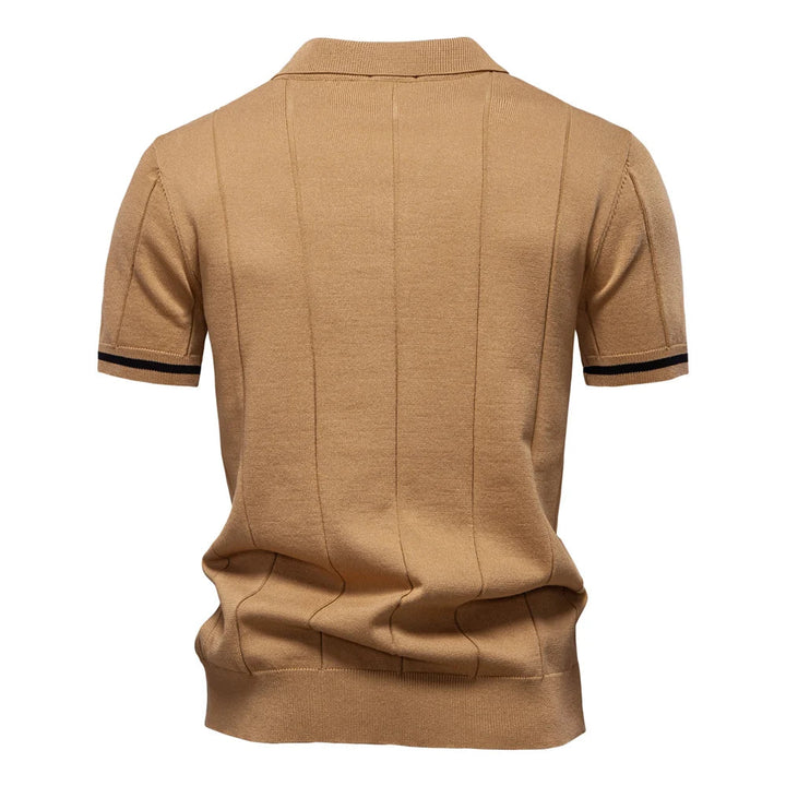 Adelhart™ | Herren-Poloshirt mit Reissverschluss