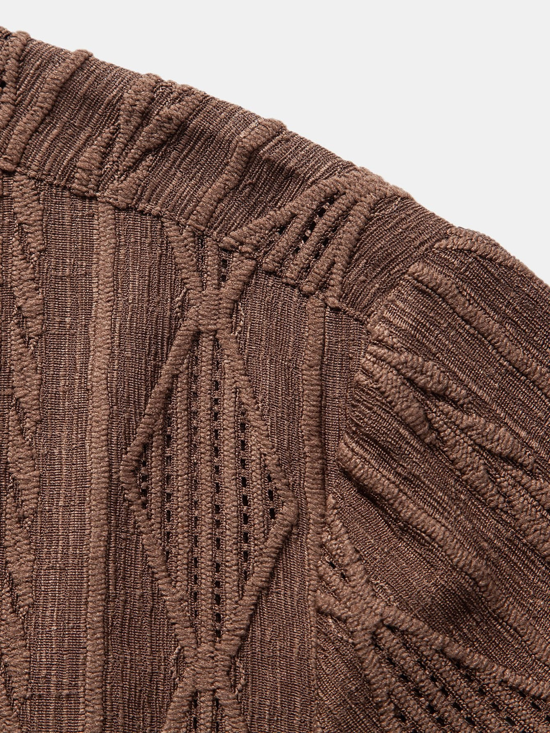 Gerd - Geometrisches Jacquard-Kubanisches Hemd