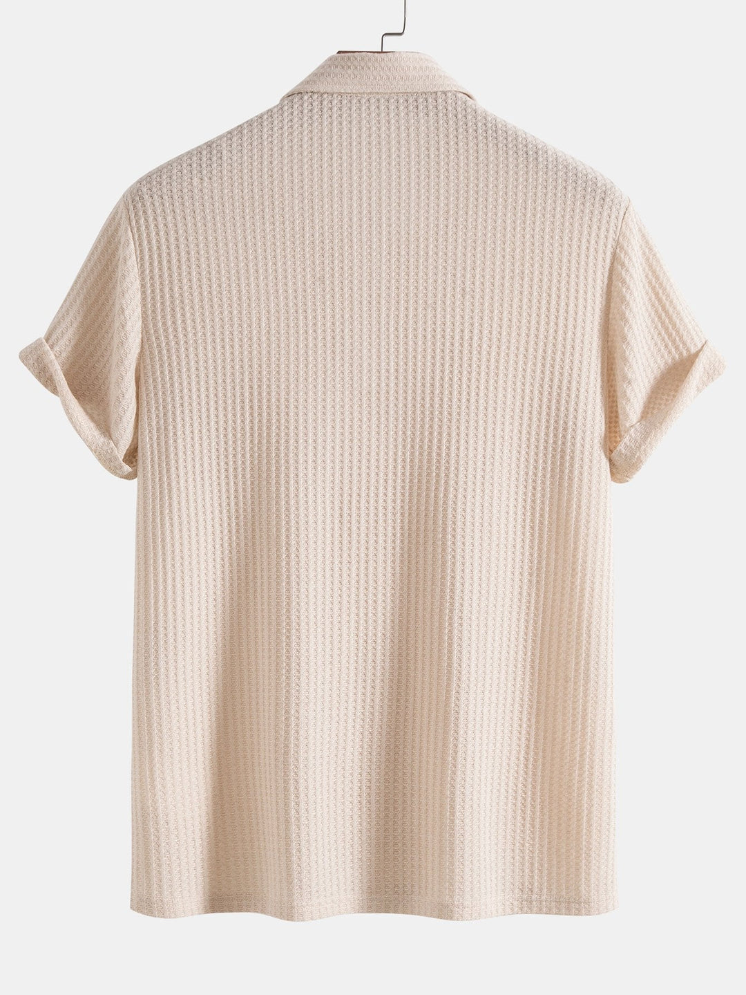 Eckart - Gestricktes Waffel-Poloshirt