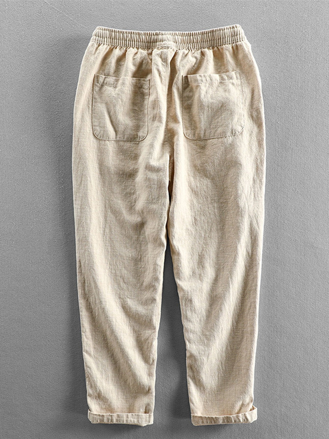 Claus - Leinen-Baumwoll-Mischung Cropped Pants