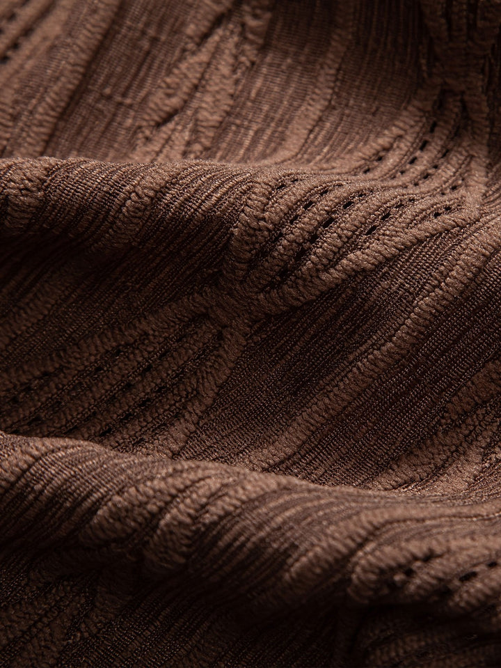 Franz - Geometrisches Jacquard-Kubanisches Hemd