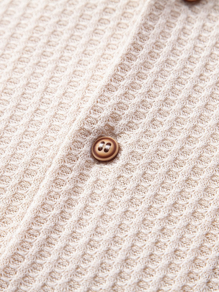 Gregor - Kubanisches Waffelstrickhemd